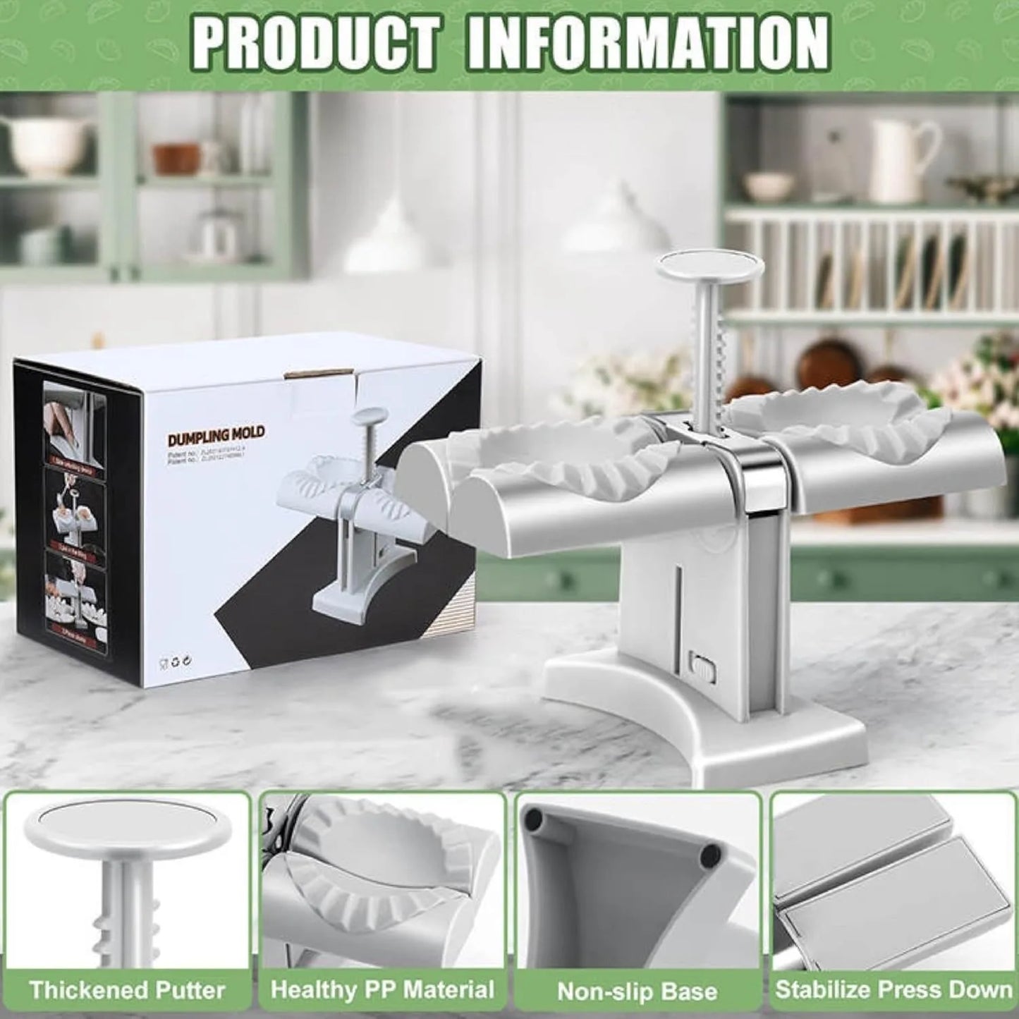 One-Push Dumpling Maker