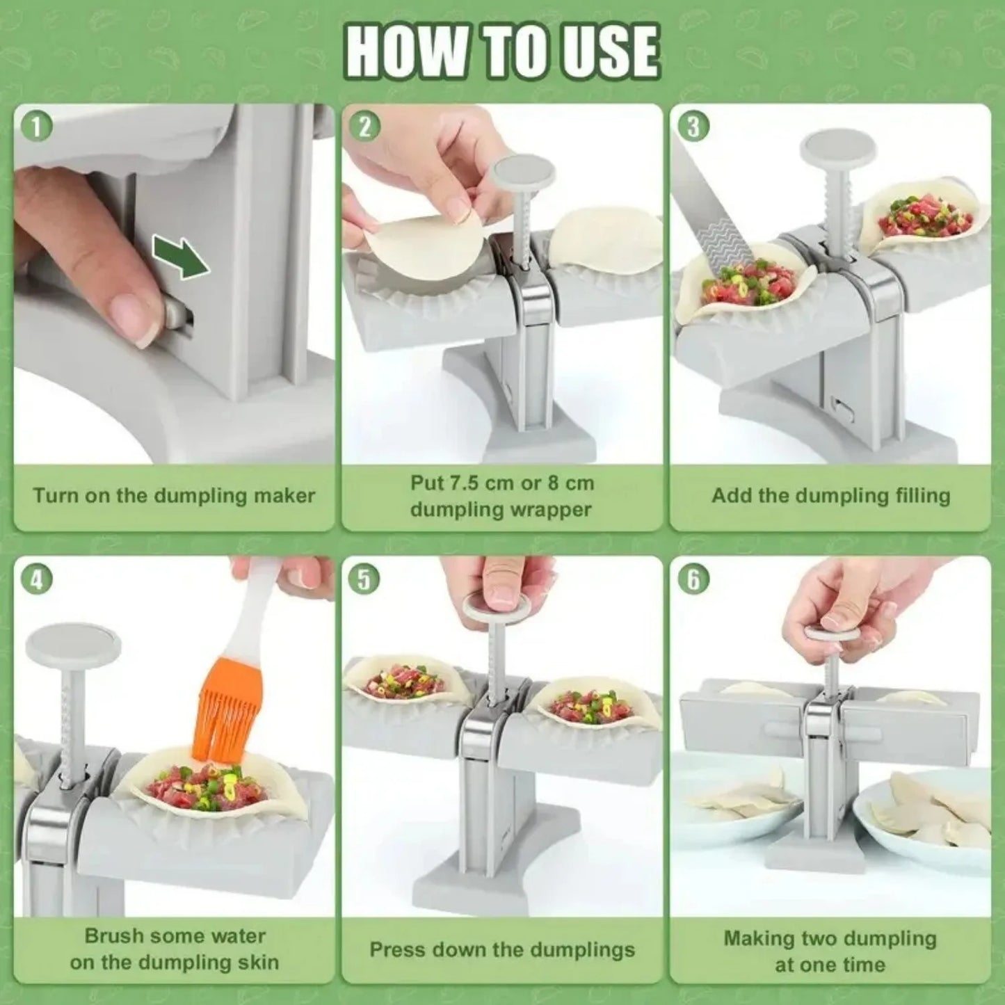 One-Push Dumpling Maker