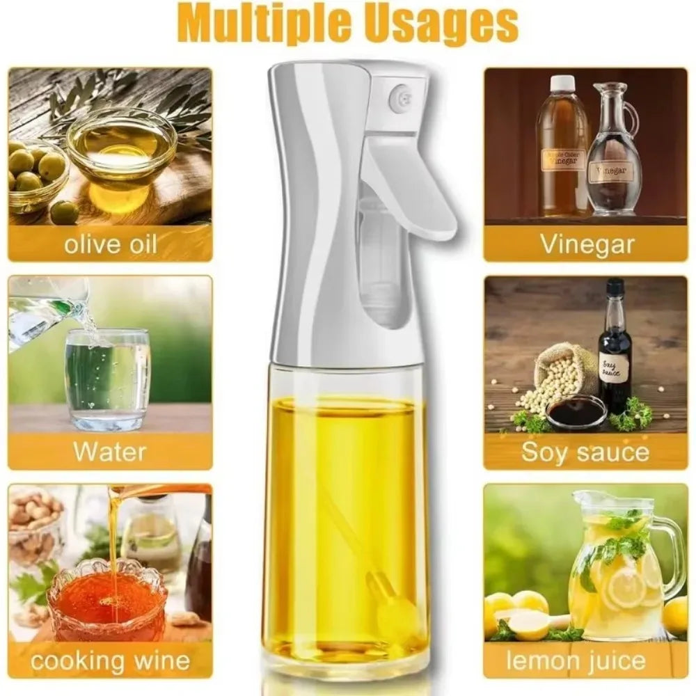 No-Mess Oil Spray Bottle – Reusable Mist Sprayer for Cooking & BBQ