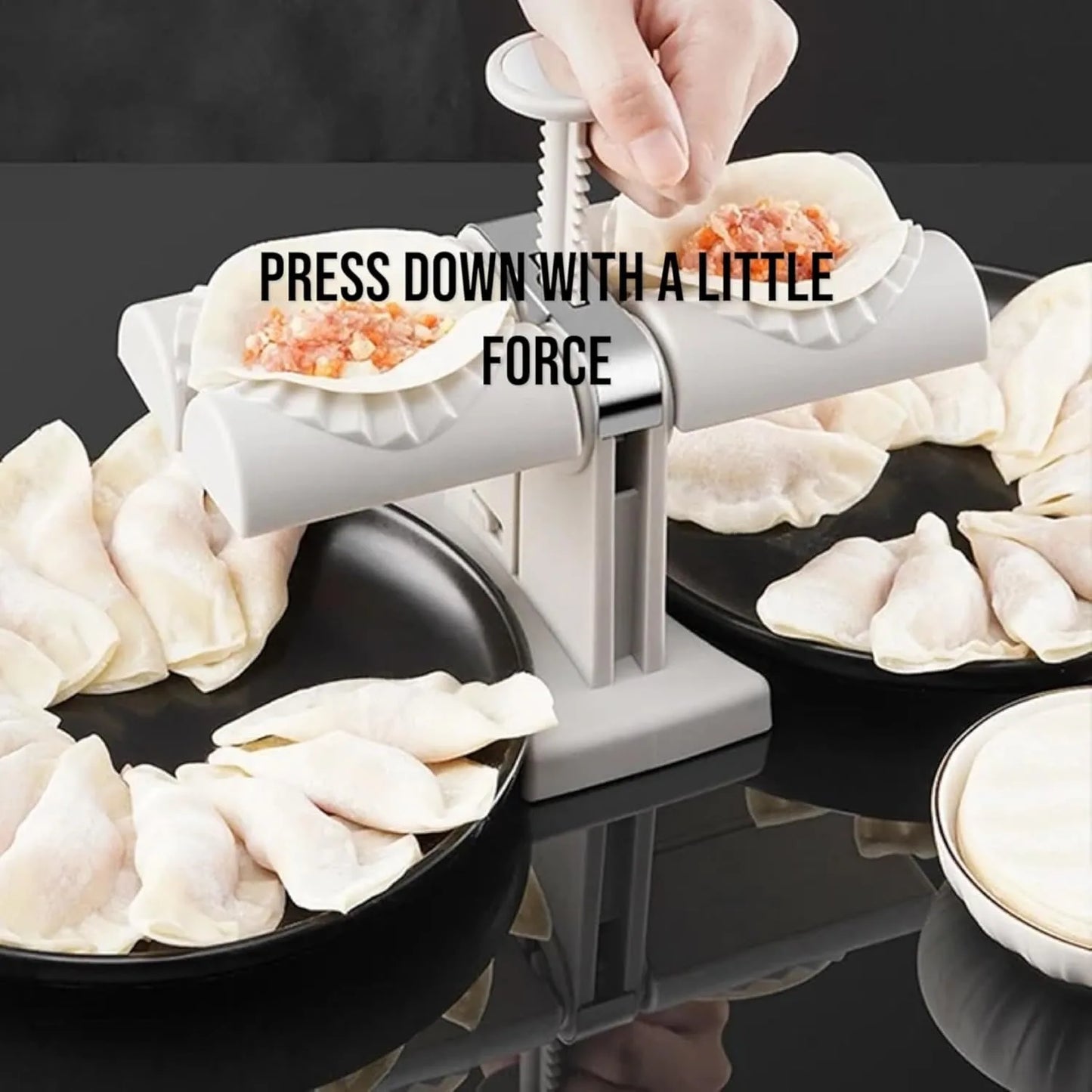 One-Push Dumpling Maker