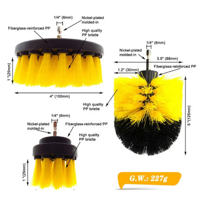 Power Drill Scrubber Brush Kit – Tackle Any Mess, Any Surface