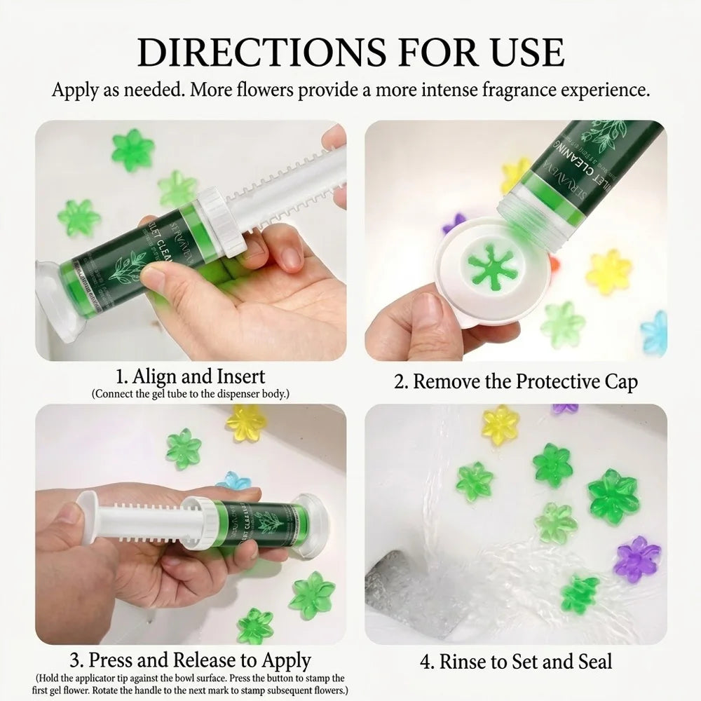 No-Fuss Toilet Cleaning Gel Needle Stamp Kit