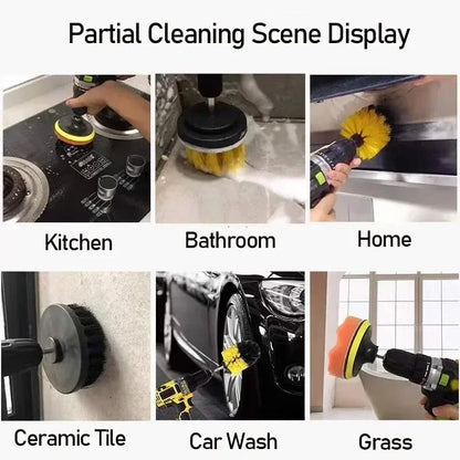 Power Drill Scrubber Brush Kit – Tackle Any Mess, Any Surface