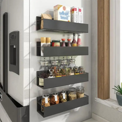 Magnetic Fridge Shelf & Spice Organiser Shelf