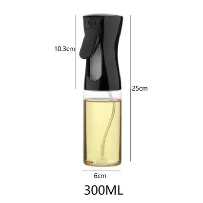 No-Mess Oil Spray Bottle – Reusable Mist Sprayer for Cooking & BBQ
